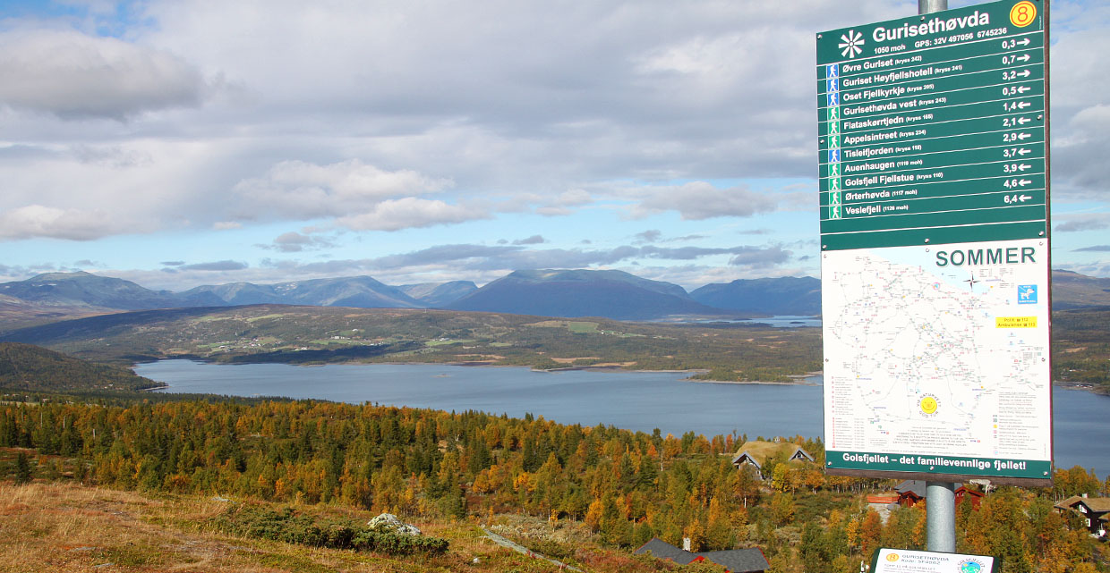 The summit of Gurisethøvda is part of the peak bagging list Topp 11 at Golsfjellet.