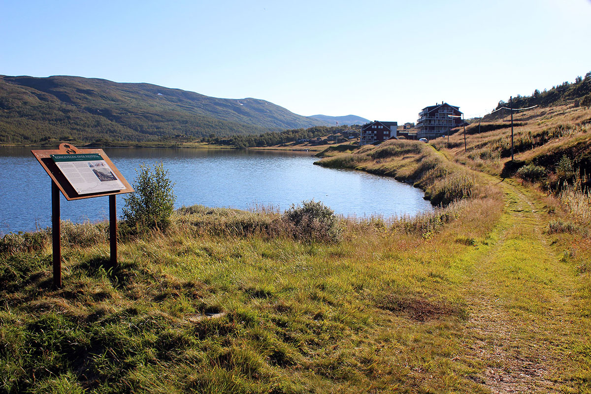 At Nystøga along the King's Road across Filefjell on a lovely summer's day.