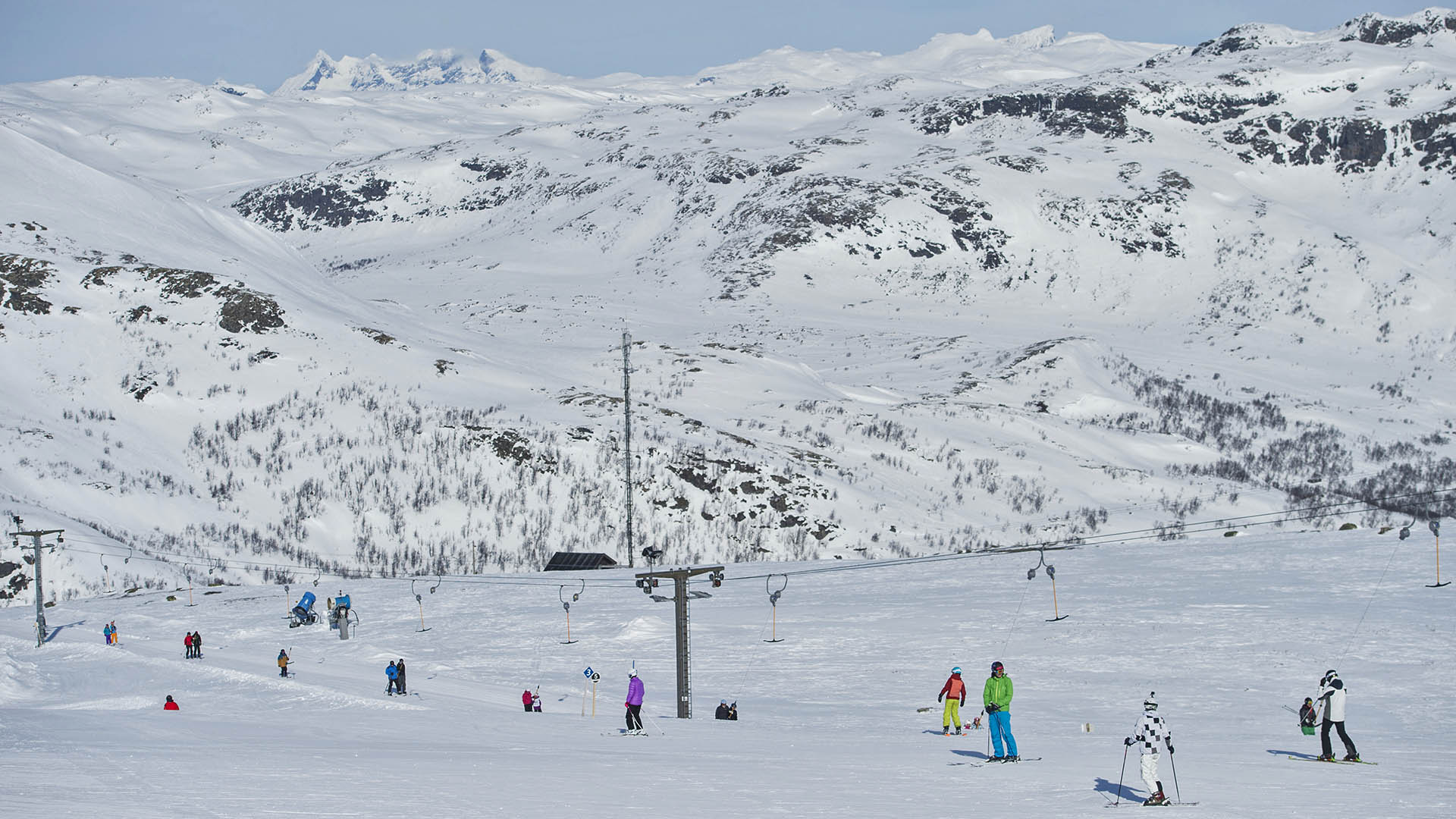 Ski centre at Tyin Filefjell